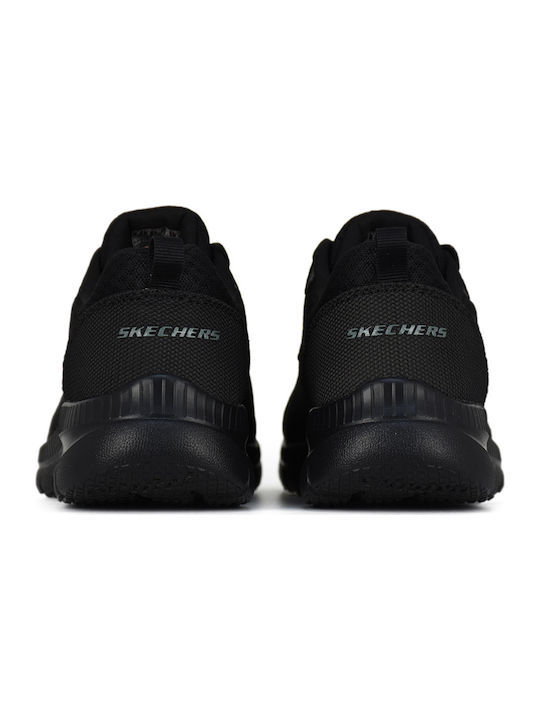 Mesh Lace Up Sport Shoes Running Black