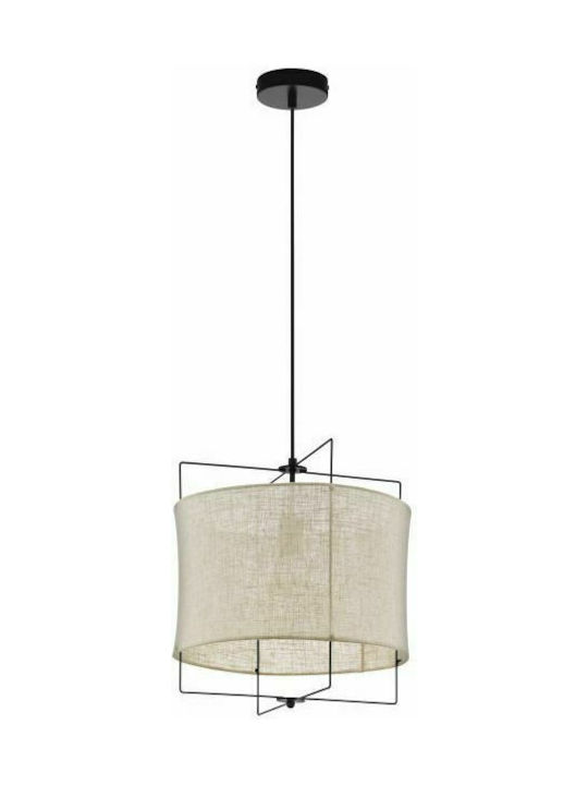 Eglo Bridekirk Pendant Light Black with Socket E27 40x110cm