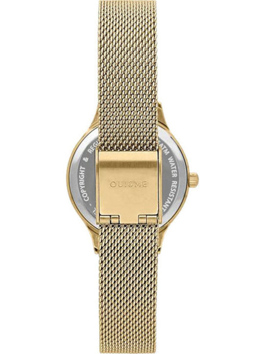Bichette Women's Watch 28mm Battery with Gold Stainless Steel Bracelet