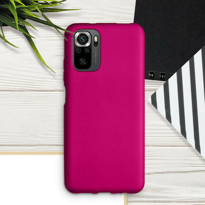 KWmobile Silicone Back Cover Metallic Pink (Redmi Note 10 / 10s / Poco M5s)