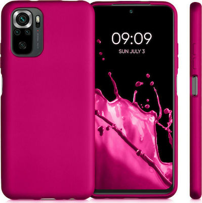 KWmobile Back Cover Σιλικόνης Metallic Pink (Redmi Note 10 / 10s)