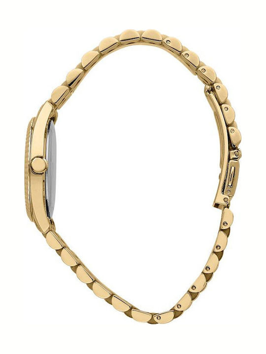 Oui & Me Coquette Diamonds Womens Watch 30mm Battery Gold