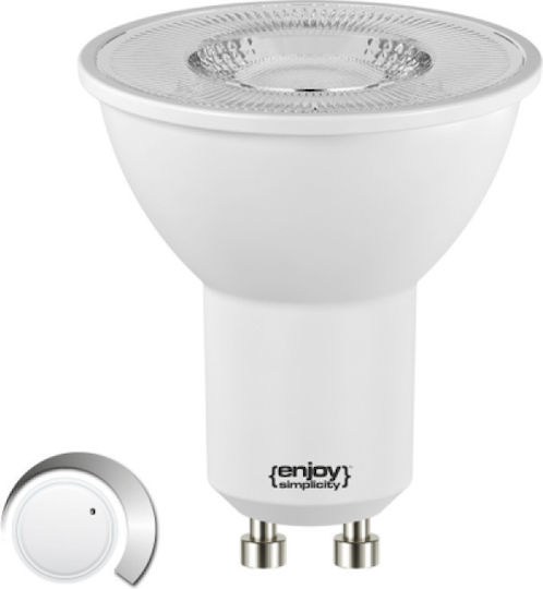Elvhx LED Bulb 6W for Socket GU10 and Shape MR16 Warm White 460lm Dimmable