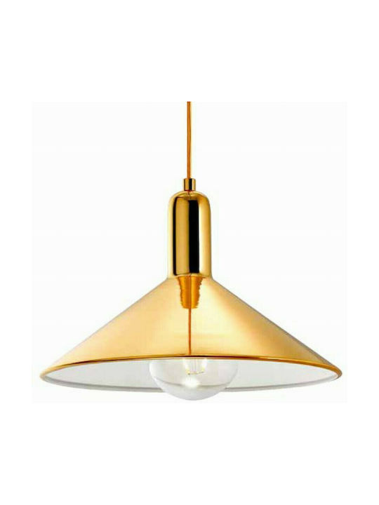 Luma Pendant Light Single-Light Bell for Socket E14, E.14 Gold