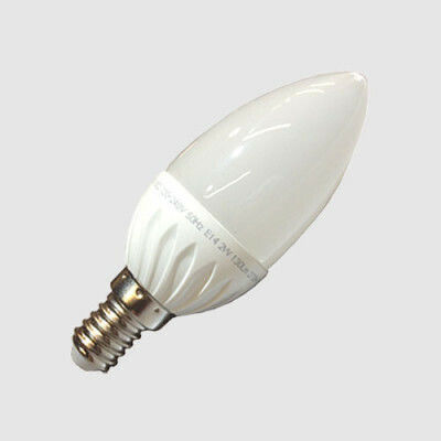 V-TAC VT-1818 Bec LED 4W 107mm pentru Soclu E14 și Formă C37 Alb rece 320lm