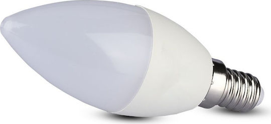V-TAC LED Bulb 5.5W for Socket E14 and Shape C37 Natural White 470lm Dimmable