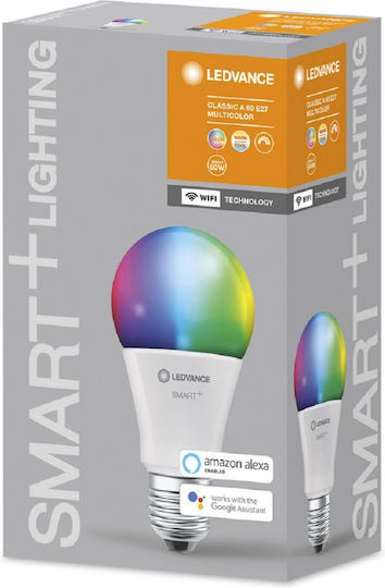 Ledvance Smart Lampe LED 9W für Fassung E27 und Form A60 RGBW 806lm Dimmbar