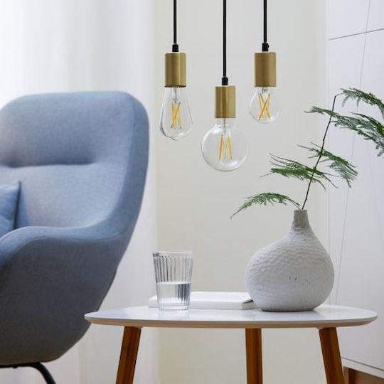 WiZ Smart Λάμπα LED 6.7W για Ντουί E27 και Σχήμα ST64 Ρυθμιζόμενο Λευκό 806lm Dimmable