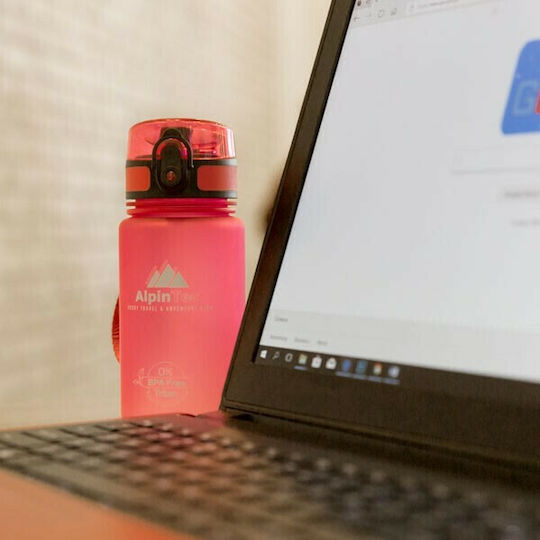 AlpinPro Kids Plastic Water Bottle with Pop-Up Cap Non Spill ALPINTEC Kids 500ml