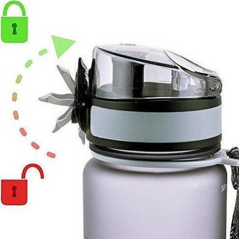 Ion8 Sport Pod Kids Water Bottle Plastic Non Spill Blue 400ml