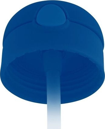 Stephen Joseph Kids Water Bottle Thermos Stainless Steel with Straw Non Spill Blue 325ml