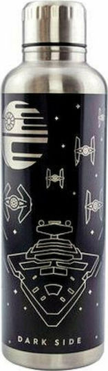 Paladone Kids Water Bottle Star Wars Stainless Steel with Screw-on Cap Non Spill Gold 500ml