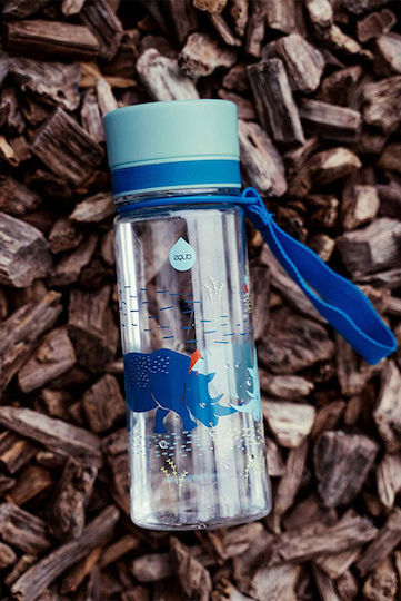 Equa Kinderflasche Kunststoff Auslaufsicher Hellblau 400ml