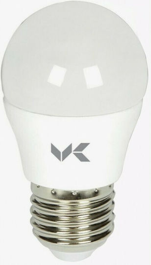 VK Lighting LED Bulb 6W 83mm for Socket E27 and Shape G45 Natural White 540lm