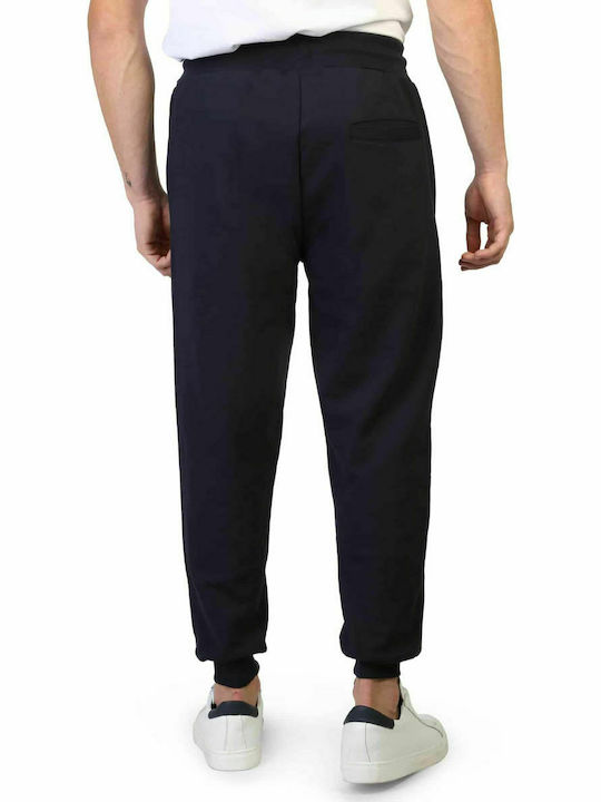 Plein Sport PFPS501I Men's Sweatpants with Rubber Navy Blue