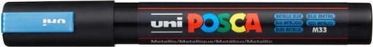 Posca PC-5M Маркери за Рисуване 2.5мм Син 6бр