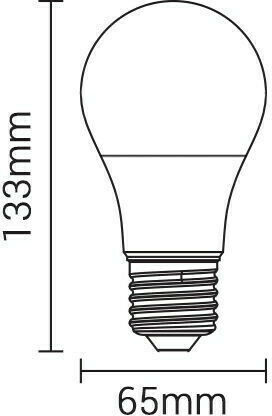 Optonica SP15-A6 Λάμπα LED 15W 120mm για Ντουί E27 και Σχήμα A60 Φυσικό Λευκό 1320lm