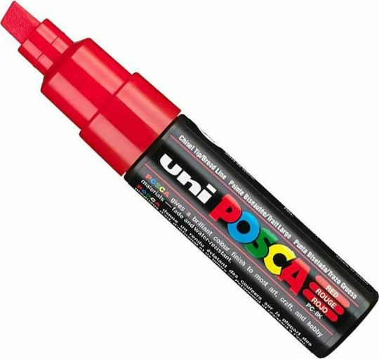 Posca PC-8K Ανεξίτηλος Μαρκαδόρος Κόκκινος (pc-8k) 8mm