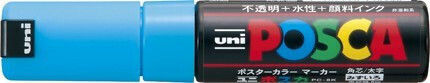 Posca PC-8K Ανεξίτηλος Μαρκαδόρος Light Blue 8mm