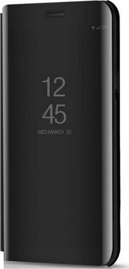 Hurtel Clear View Book Plastic Negru (Redmi 8)