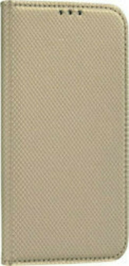 Forcell Smart Magnet Book Δερματίνης Χρυσό (Redmi 9C)
