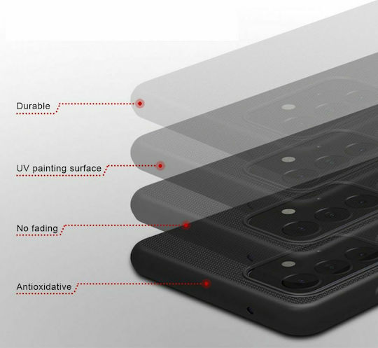 Nillkin Super Frosted Shield Back Cover Plastic Black (Galaxy A72)
