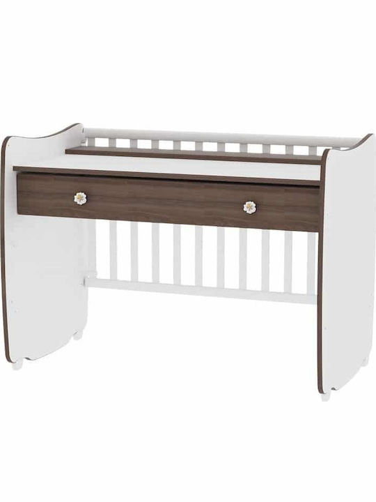 Lorelli Babybett Multifunktional Dream White / Light Oak für Matratze 70x140cm