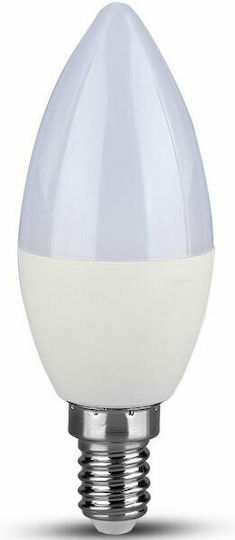 V-TAC VT-1855 LED Bulb 5.5W 100mm for Socket E14 and Shape C37 Warm White 47lm