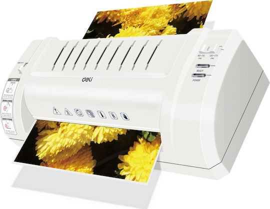 Deli Πλαστικοποιητής E3893 Επιτραπέζιος για A4 110 microns