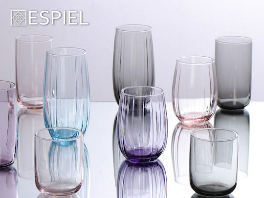 Espiel Iconic Glass for White and Red Wine made of Glass Smoke Goblet 280ml