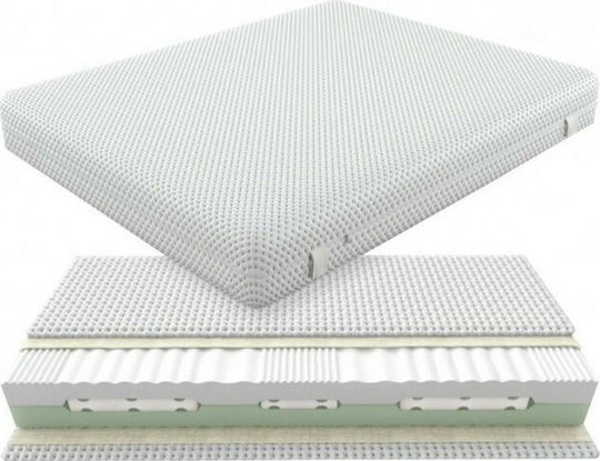 Greco Strom 7 Wave Ημίδιπλο Ανατομικό Στρώμα Memory Foam 110x190x21cm