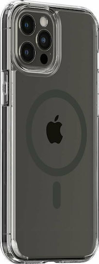 Spigen Ultra Hybrid Mag Plastic / Silicone Back Cover Transparent (iPhone 12 Pro Max)