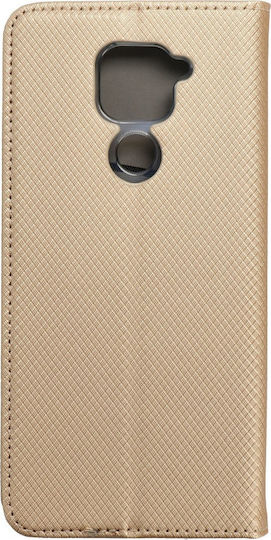 Forcell Book Δερματίνης Χρυσό (Redmi Note 9)