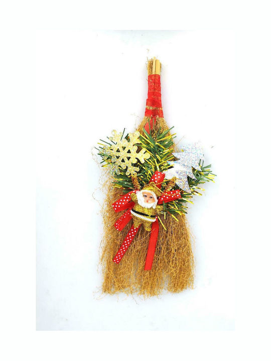 XMASfest Χριστουγεννιάτικη Φιγούρα Ύψους 27εκ. Σκούπα Χριστουγέννων 27cm (Διάφορα Χρώματα)