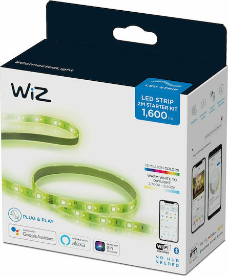 WiZ Smart LED Strip Wiz Starter Kit Wi-Fi 220V RGBW Light 2m with Power Supply
