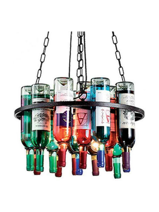 Elmark Suspendat Candelabru pentru 5 Becuri E27 Multicolor