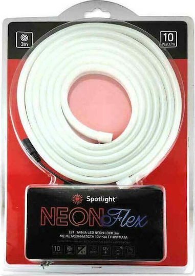Spot Light Waterproof LED Strip 12V Blue Light 3m Neon Flex with Power Supply