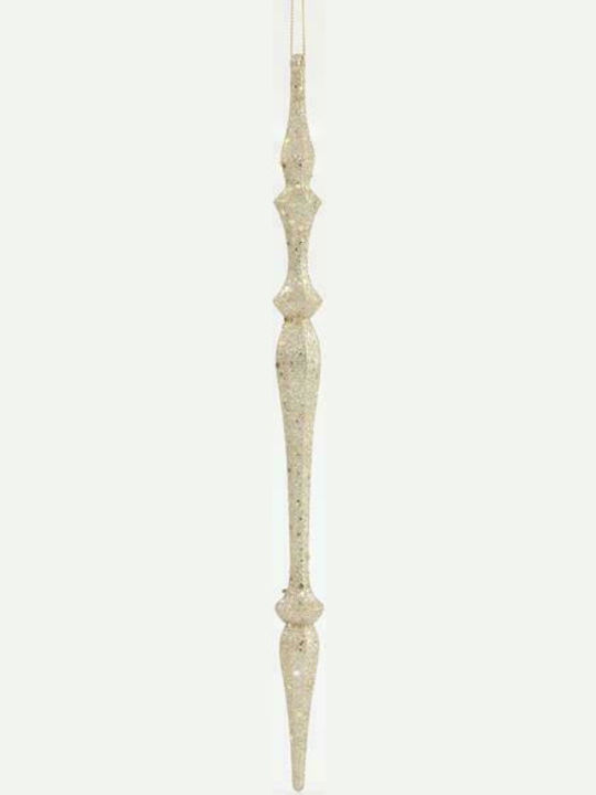 Eurolamp Christmas Plastic Figure Ceiling Pendant Gold 30.48x30.48cm 6pcs