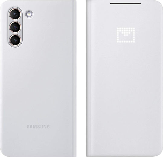 Samsung Led View Cover Книга Текстил Сив (Galaxy S21+ 5G)