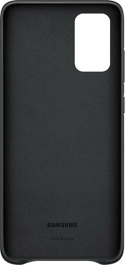 Samsung Umschlag Rückseite Kunststoff Schwarz (Galaxy S20)