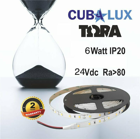 Cubalux Ταινία LED 24V Θερμό Λευκό Φως 5m