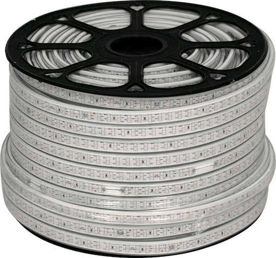 GloboStar Waterproof LED Strip 220V Red Light 1m Type SMD2835