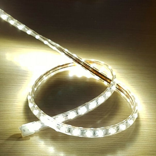Universe Waterproof LED Strip 220V Natural White Light 1m Type SMD5050