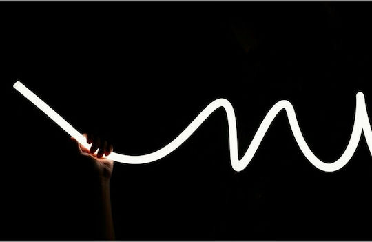 GloboStar Αδιάβροχη Ταινία LED 220V Θερμό Λευκό Φως 1m Neon Flex