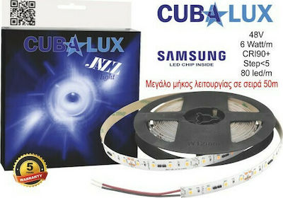 Cubalux Ταινία LED 48V Ψυχρό Λευκό 5m