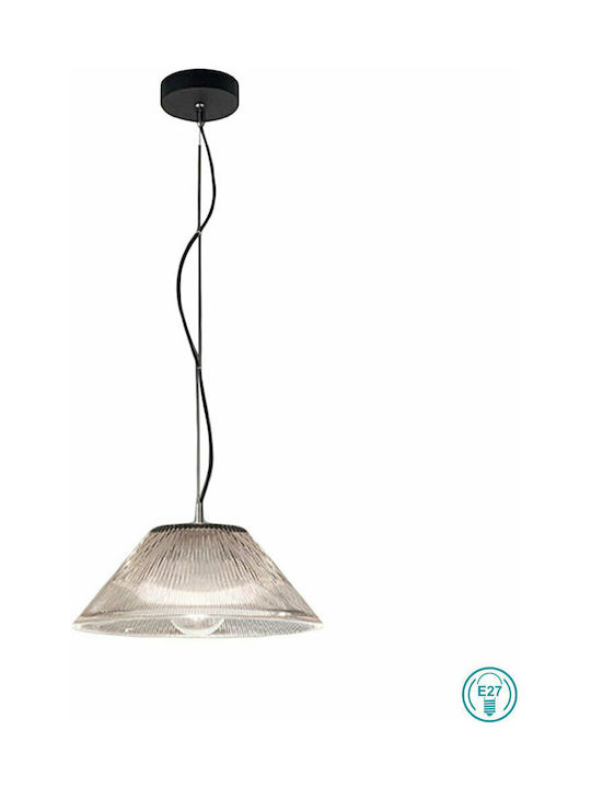 Fabas Luce Salento Pendant Light Single-Light for Socket E27 Transparent