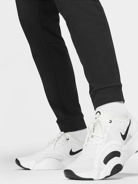 Sweatpants Dri-Fit Glossy with Elastic Black