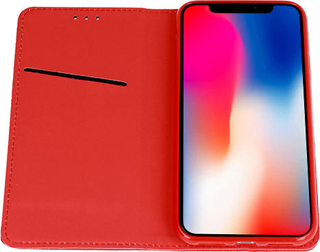 Buchen Sie Synthetisches Leder Rot (Galaxy A52 / A52s)