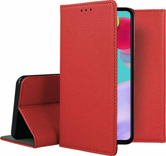 Buchen Sie Synthetisches Leder Rot (Galaxy A52 / A52s)