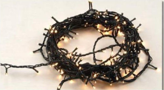100 Lights LED 8m. Warm White in String 1pcs